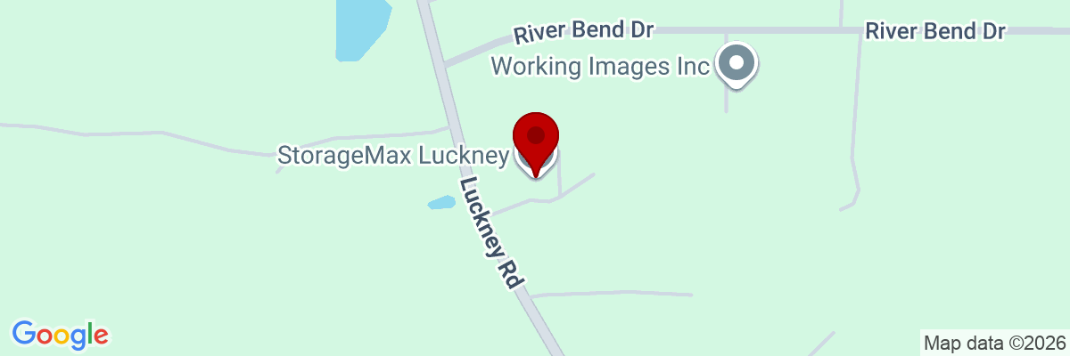 Map showing facility locations