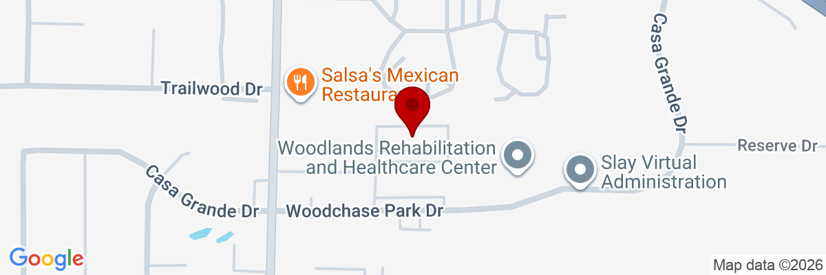 Map showing facility locations