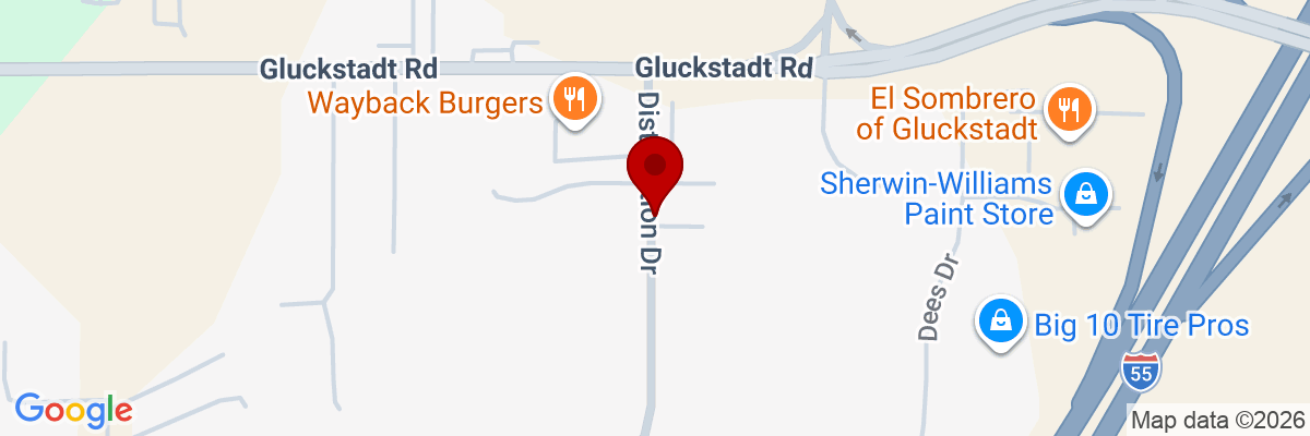 Map showing facility locations