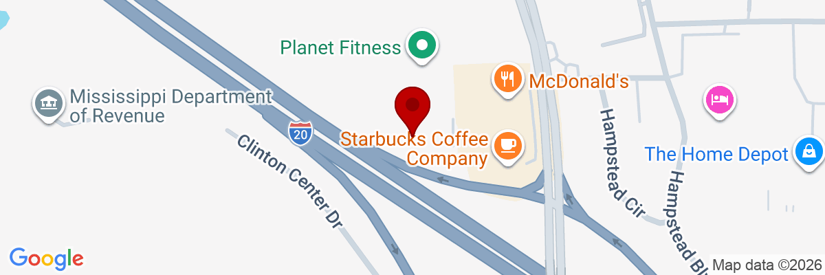 Map showing facility locations