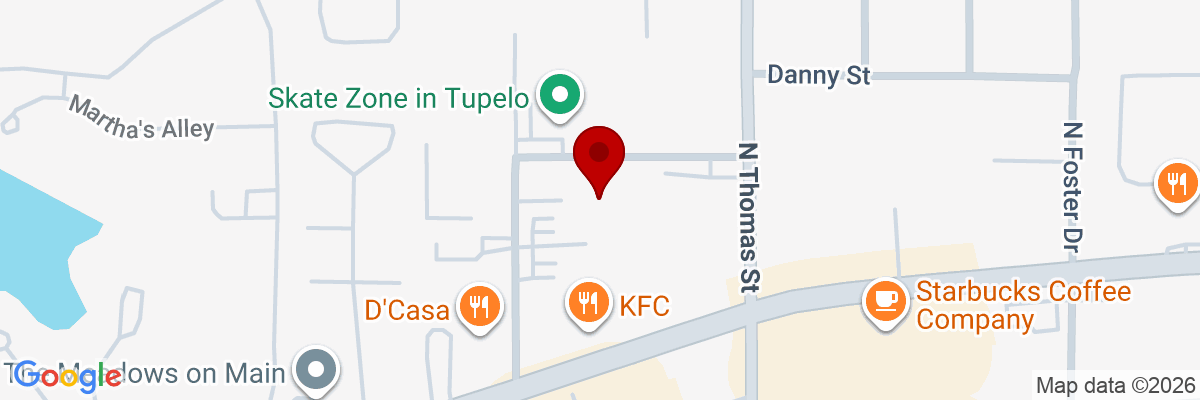 Map showing facility locations
