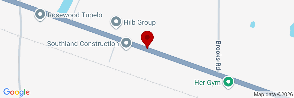 Map showing facility locations